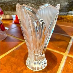 Mikasa etched Glass Bud Vase
